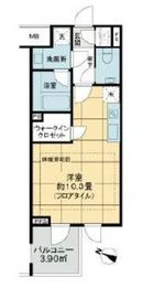 ピアース都立大学 1階 間取り図