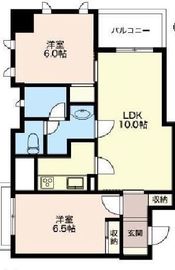 エスティメゾン五反田 804 間取り図