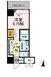 ロイジェントパークス錦糸町 501 間取り図