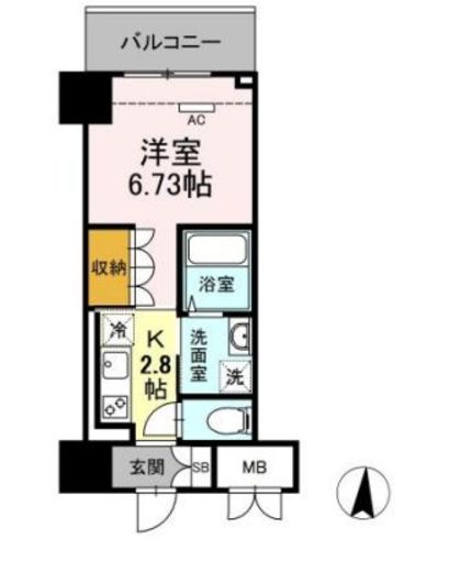 ロイジェントパークス錦糸町 303 間取り図