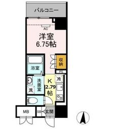 ロイジェントパークス錦糸町 304 間取り図