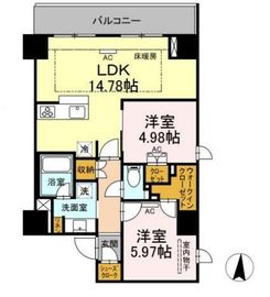 ロイジェントパークス錦糸町 602 間取り図