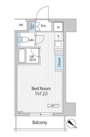 アレージュマン日本橋人形町 202 間取り図