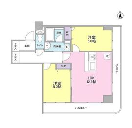 ロイヤルステージ目白 208 間取り図