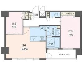 リーフコンフォート赤羽 903 間取り図