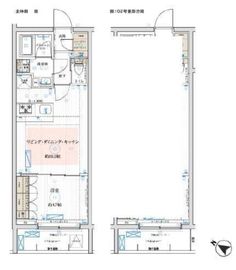 ブライズ笹塚 1階 間取り図