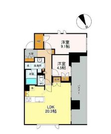 アトラス加賀 7階 間取り図