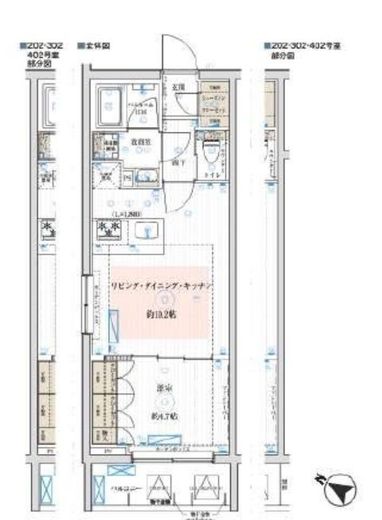 ブライズ笹塚 4階 間取り図