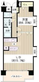 コアシティ中野坂上 1103 間取り図