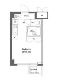 コンフォリア東中野 304 間取り図