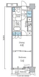 クインテット恵比寿 207 間取り図