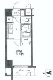 ルモンド南麻布 2階 間取り図