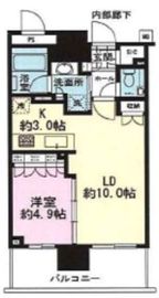 ブランズタワー豊洲 7階 間取り図