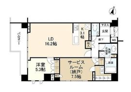 ピアース三軒茶屋レジデンス 4階 間取り図