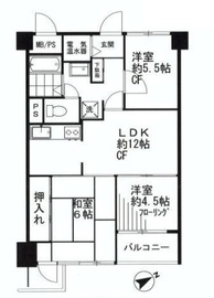 グランドメゾン田町 13階 間取り図