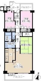ルネ門前仲町パークステイツ 2階 間取り図