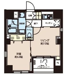 レオーネ東日本橋駅前Ⅱ 901 間取り図