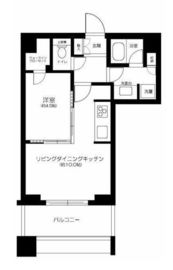 アウルタワー 13階 間取り図