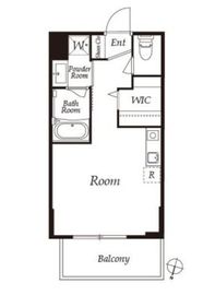 カスタリア代々木上原 403 間取り図