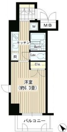 タキミハウス渋谷 204 間取り図