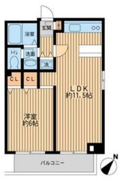 プライムアーバン新宿落合 501 間取り図