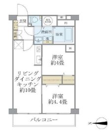 メガロン大井町 6階 間取り図