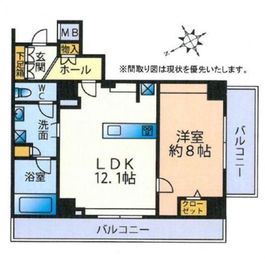 オープンレジデンシア本駒込 2階 間取り図