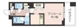 レジデンスシャルマン月島 1008 間取り図