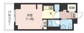 レジデンスシャルマン月島 605 間取り図