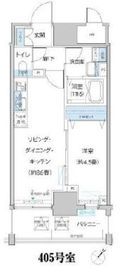 グランデュール富士 205 間取り図