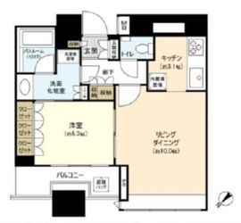 ステーションプラザタワー 29階 間取り図