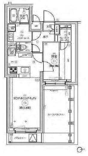RELUXIA三宿池尻 (リルシア三宿池尻) 4階 間取り図