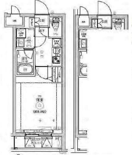 RELUXIA三宿池尻 (リルシア三宿池尻) 1階 間取り図