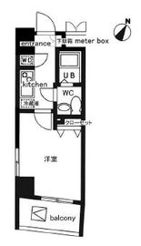 レジディア日本橋人形町2 1404 間取り図