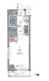 ライジングプレイス錦糸町 5階 間取り図