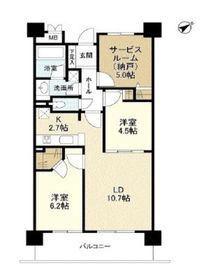 アーマックス大井町 804 間取り図