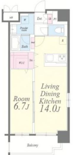 テラハウス 204 間取り図