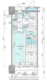 ブランズタワー豊洲 20階 間取り図