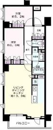 オープンレジデンシア大井町ゼームス坂 3階 間取り図