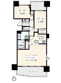 ザ・パークハウス東銀座 12階 間取り図