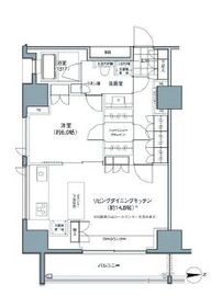 パークハビオ東中野 902 間取り図