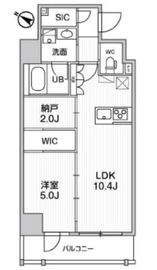 ステージグランデ日本橋人形町 2階 間取り図