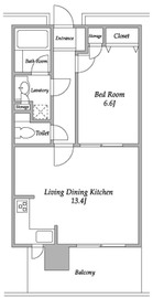 プラザタワー勝どき 3306 間取り図