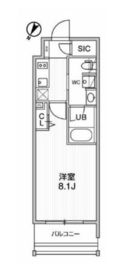 ステージグランデ日本橋人形町 8階 間取り図
