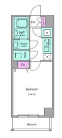 ドゥーエ西小山 205 間取り図