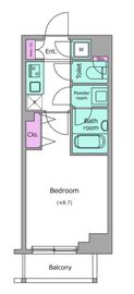 ドゥーエ西小山 403 間取り図