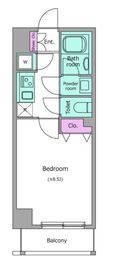 ドゥーエ西小山 301 間取り図