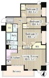 OASE用賀 E201 間取り図