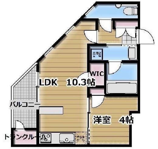 クラッシーコート北大塚 3階 間取り図