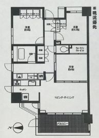 グランシーナ池之端UENO ONSHIKOEN 1階 間取り図